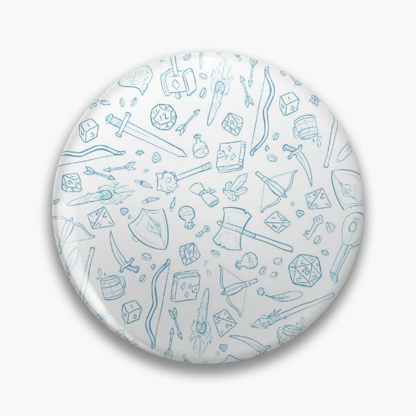 Item preview, DnD Pattern Blue designed and sold by Alexa Martin.