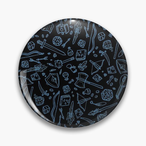 Item preview, DnD Pattern Blue designed and sold by Alexa Martin.