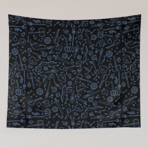 Item preview, DnD Pattern Blue designed and sold by Alexa Martin.