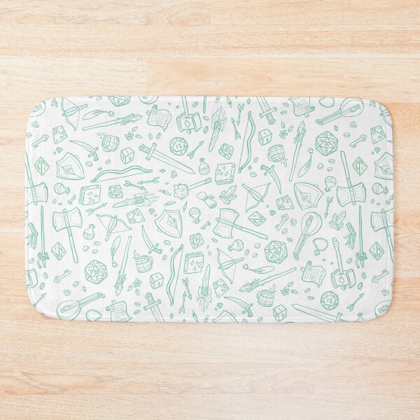 Item preview, DnD Pattern Teal designed and sold by Alexa Martin.