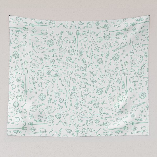 Item preview, DnD Pattern Teal designed and sold by Alexa Martin.