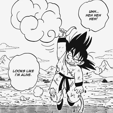 Goku Manga Panel | Sticker