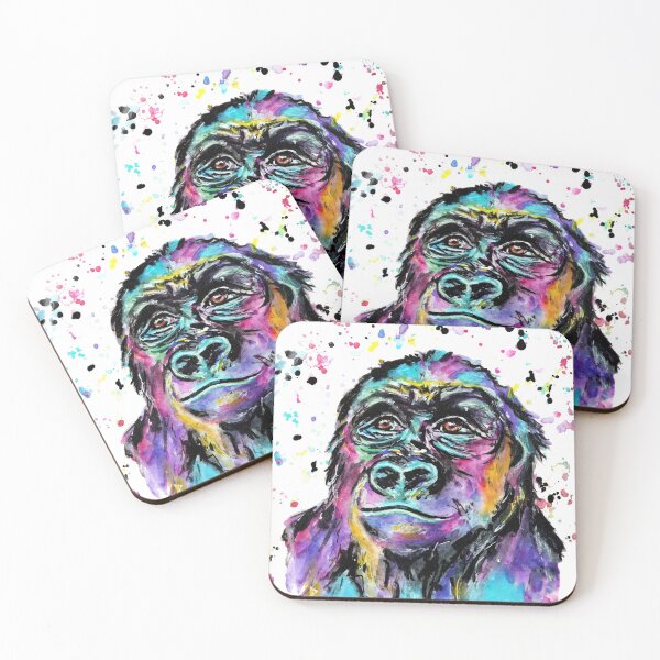 Item preview, Watercolour Gorilla designed and sold by SaltySerenity.