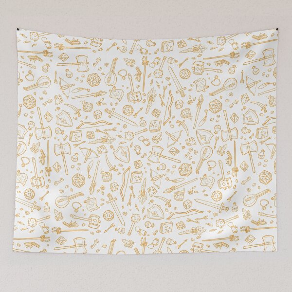 Item preview, DnD Pattern Orange designed and sold by Alexa Martin.