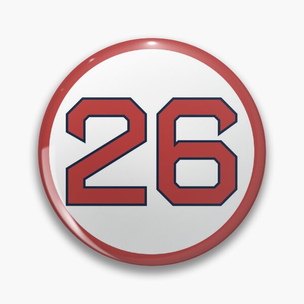 Artikelvorschau, Trikotnummer von Wade Boggs #26 entworfen und verkauft von StickBall.