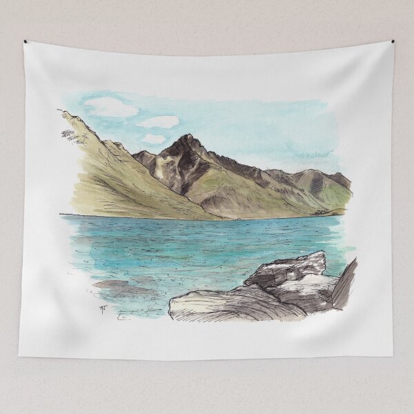 Item preview, Walter Peak Watercolour designed and sold by Tom Napper Design.