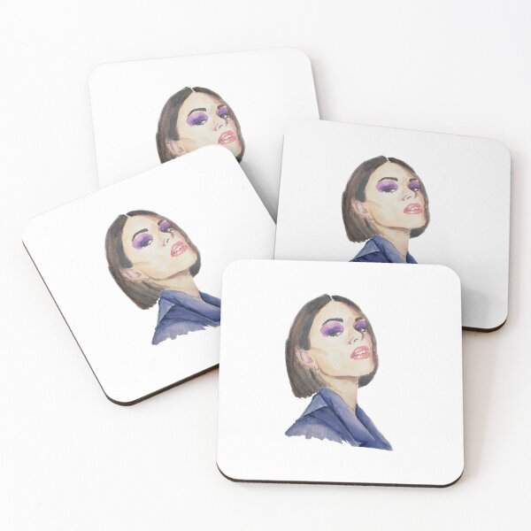 Item preview, kaia gerber watercolor designed and sold by sofiadrel.