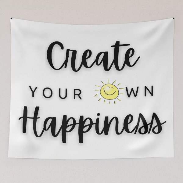 Item preview, Create your own Happiness, Create your, Happiness, Smiling Sun, Smiley Sun designed and sold by naturecdesigns.