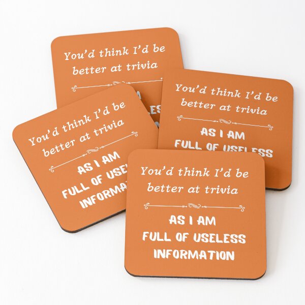 Item preview, You'd think I'd be better at trivia as I am full of useless information designed and sold by Ollie P.  Leo.