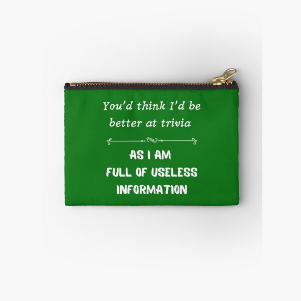 Item preview, You'd think I'd be better at trivia as I am full of useless information designed and sold by Ollie P.  Leo.