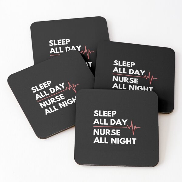 Item preview, Nightshift Nurse - Sleep all day Nurse all night designed and sold by Lolas-Creations.