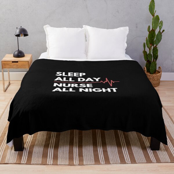 Item preview, Nightshift Nurse - Sleep all day Nurse all night designed and sold by Lolas-Creations.
