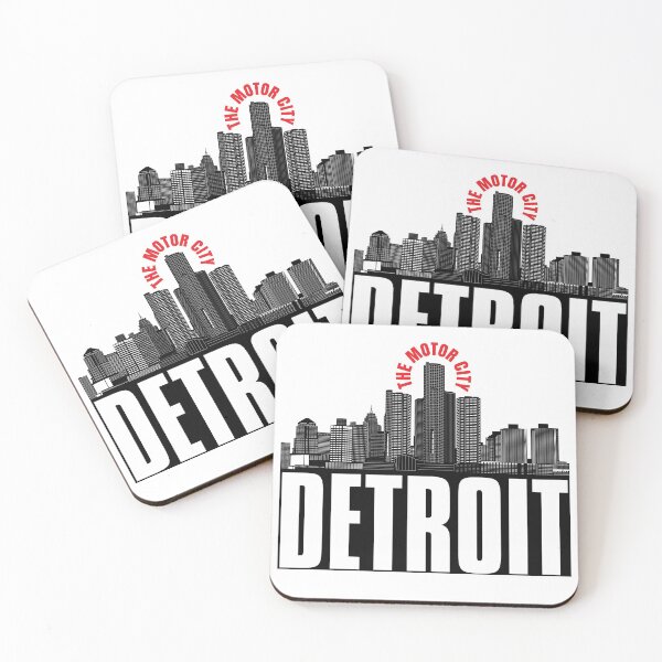 Artikelvorschau, The Motor City Detroit Skylines entworfen und verkauft von vonkhalifa15.