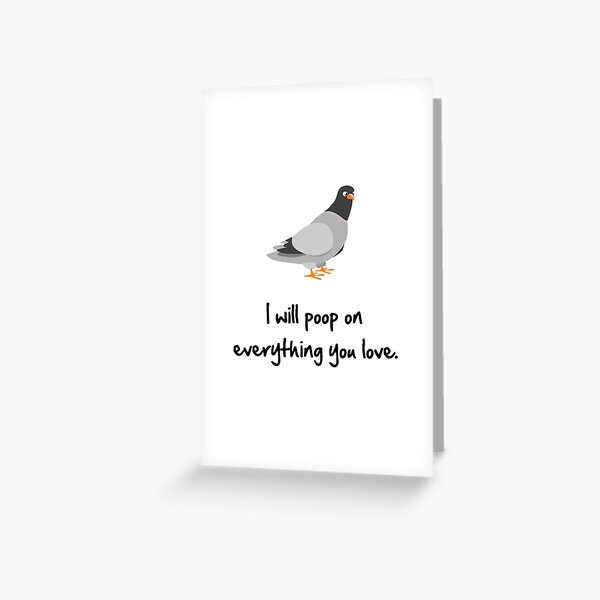 Poop On Love Greeting Card