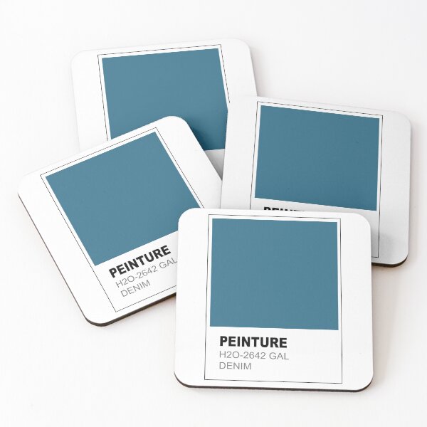 Item preview, Blue Paint Chip Sample - Denim designed and sold by hydrEAU.