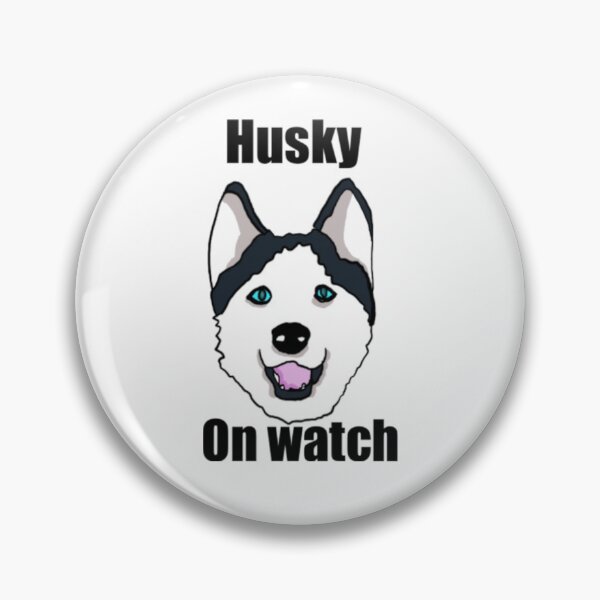 Item preview, Husky On Watch designed and sold by GarciaSharkey.