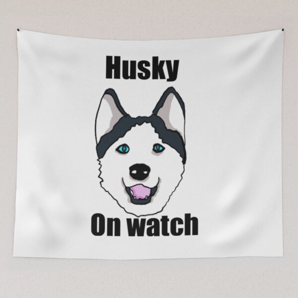 Item preview, Husky On Watch designed and sold by GarciaSharkey.