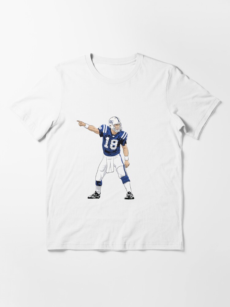 Vintage Colts Peyton Manning Graphic Tee Shirt Men’s XL Blue Short Sleeve