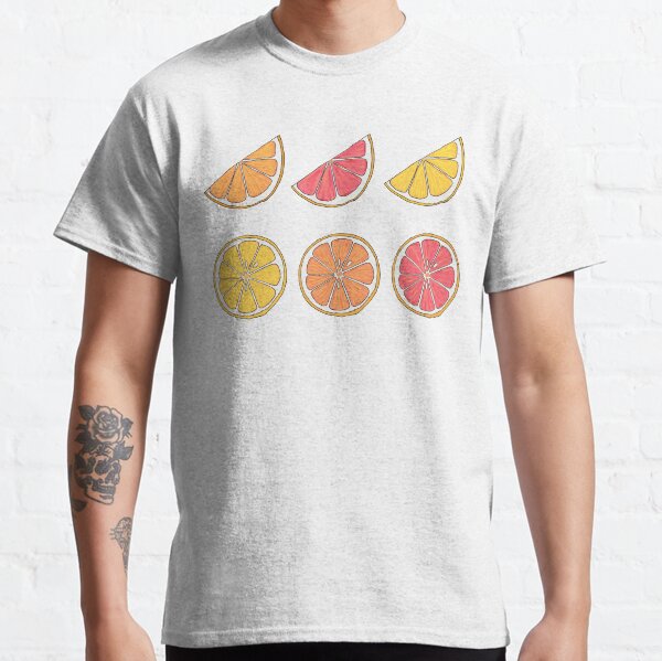 Citrus Wedges und Scheiben Classic T-Shirt