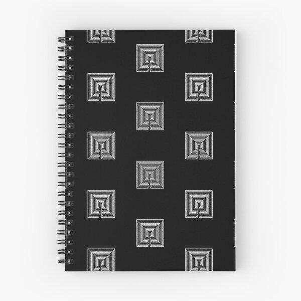 Item preview, White Pyramid Shaped Maze Labyrinth Artwork designed and sold by MakiMak.