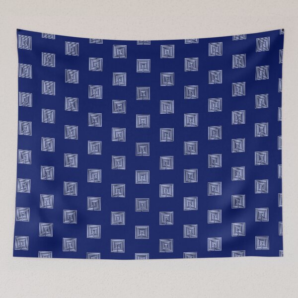 Item preview, White Pyramid Shaped Maze Labyrinth Artwork designed and sold by MakiMak.