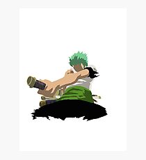 Zorro Shishi Sonson against Kuma Photographic Print