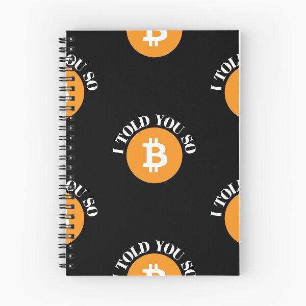 Item preview, I Told You So Bitcoin Crypto  designed and sold by Sweet-A-Dsignz.