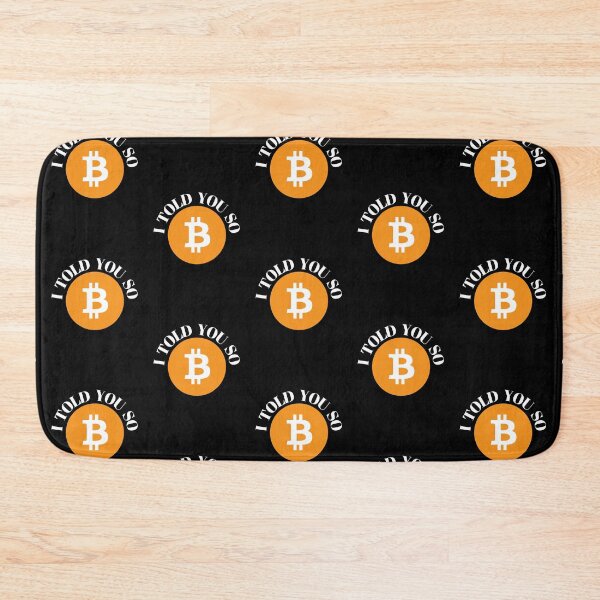 Item preview, I Told You So Bitcoin Crypto  designed and sold by Sweet-A-Dsignz.