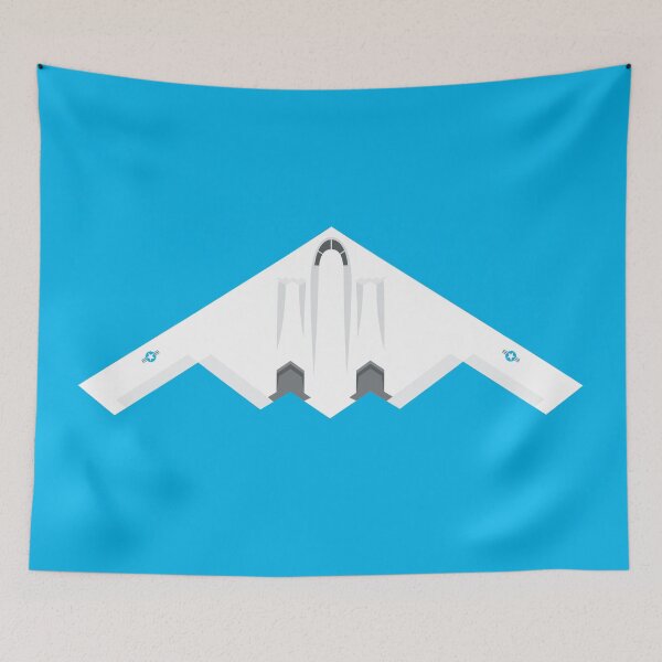 Item preview, B2 Stealth Bomber Jet Aircraft - Cyan designed and sold by VoodooCircus.
