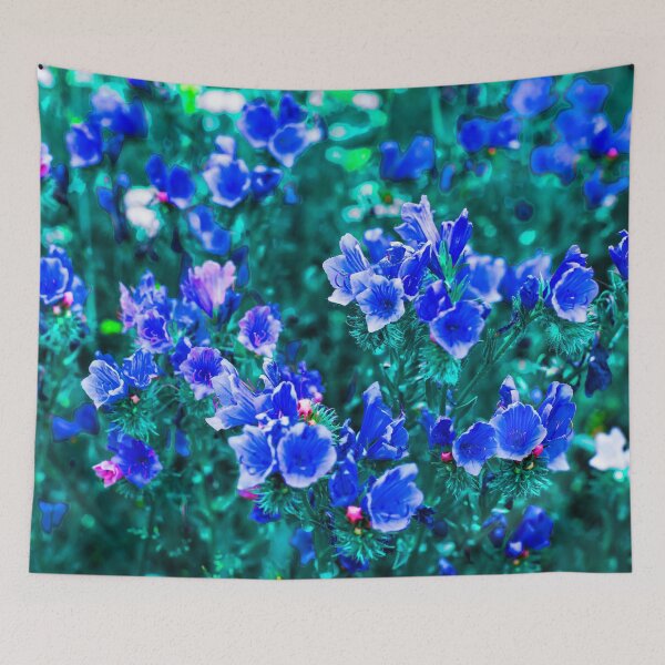Item preview, viviid Bluebell flowers designed and sold by rbnofficial.