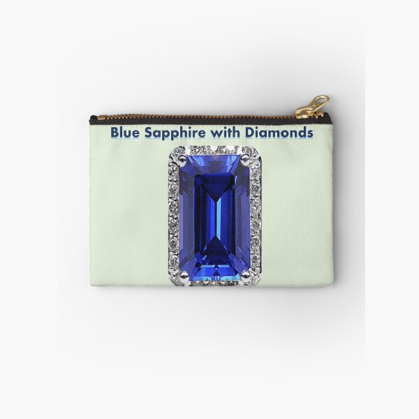 Item preview, Blue Sapphire with Diamonds  designed and sold by Vicky Rodden.