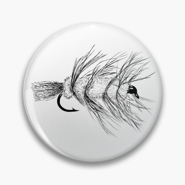 Item preview, Cadas Sedge Larva Fly designed and sold by kayla-p-art.