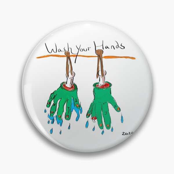 Item preview, manos de zombie colgadas para secar designed and sold by ExtemporeArt.