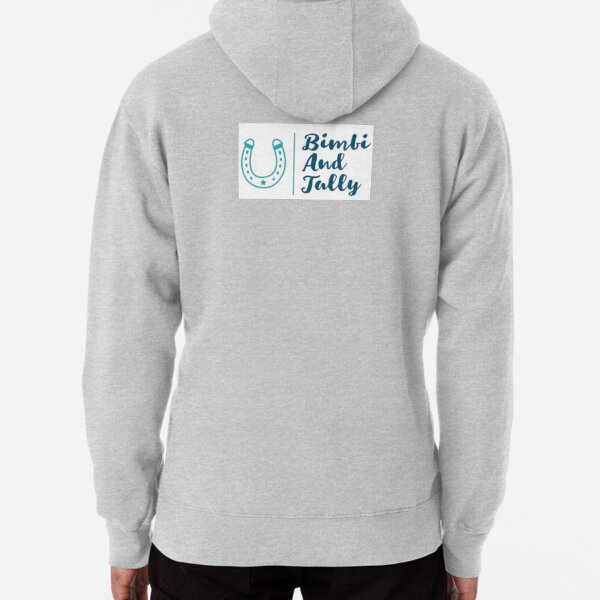 Bimbi and Tally horseshoe design Pullover Hoodie