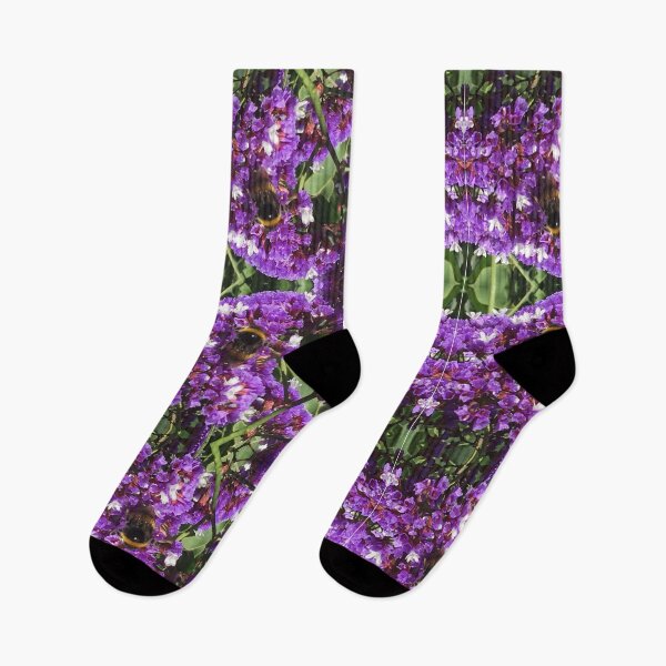Item preview, Botanical, Divine - Summertime Bee Bumbling Purple Nectar designed and sold by RoseAromas.