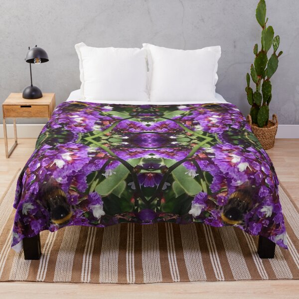 Item preview, Botanical, Divine - Summertime Bee Bumbling Purple Nectar designed and sold by RoseAromas.