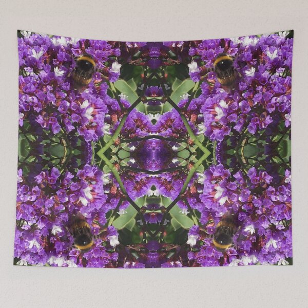 Item preview, Botanical, Divine - Summertime Bee Bumbling Purple Nectar designed and sold by RoseAromas.