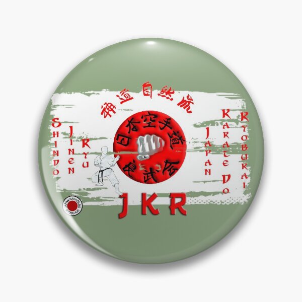 Item preview, JKR Flag - Shindo Jinen Ryu Japan Karate Do designed and sold by Zanshin-Art.