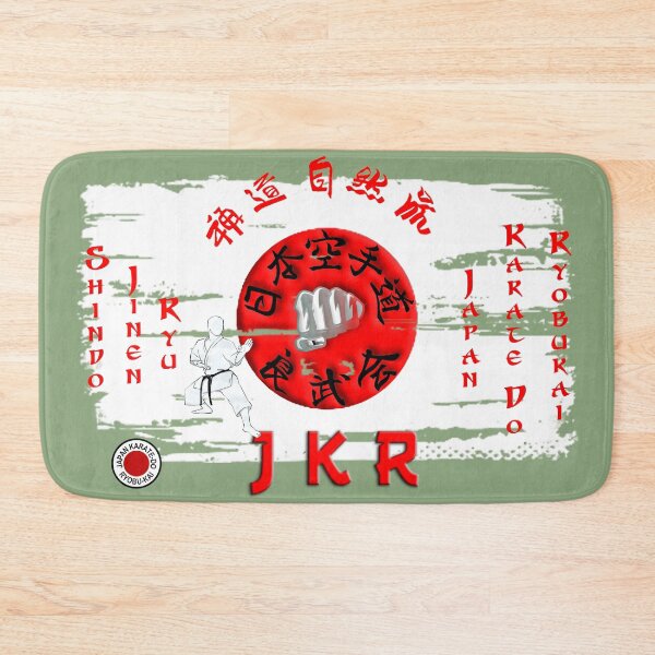 Item preview, JKR Flag - Shindo Jinen Ryu Japan Karate Do designed and sold by Zanshin-Art.