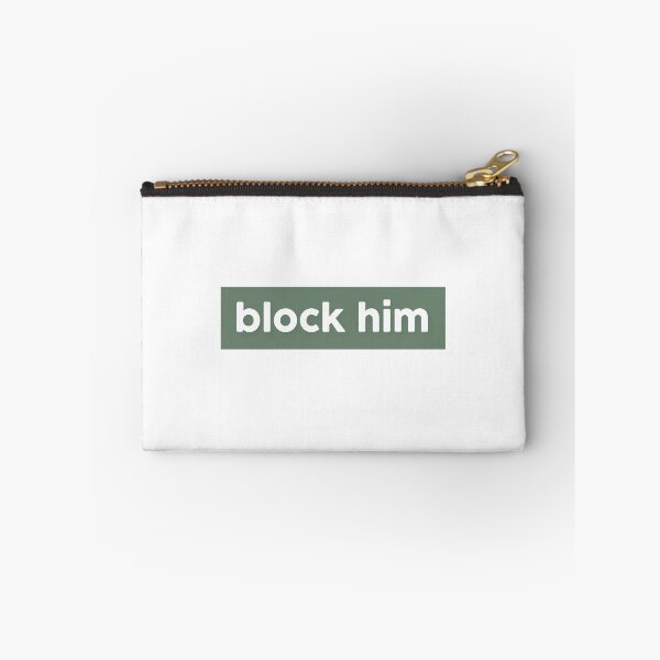 Item preview, call her daddy block him sticker // green designed and sold by scribblesbysar.
