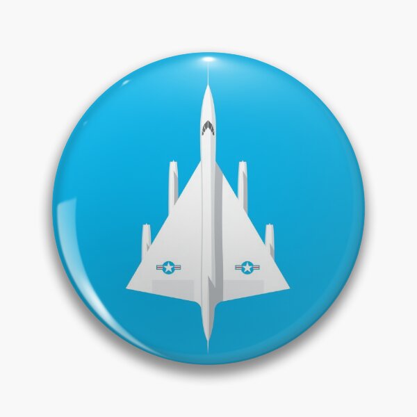 Item preview, B-58 Supersonic Jet Bomber - Cyan designed and sold by VoodooCircus.