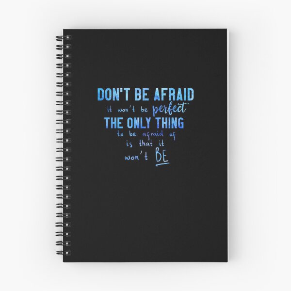 Item preview, Don't Be Afraid it Won't be Perfect designed and sold by Theatre Thoughts.