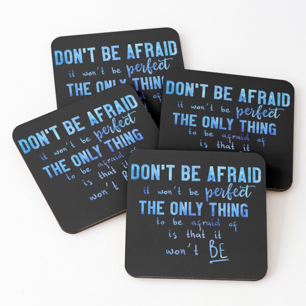 Item preview, Don't Be Afraid it Won't be Perfect designed and sold by Theatre Thoughts.