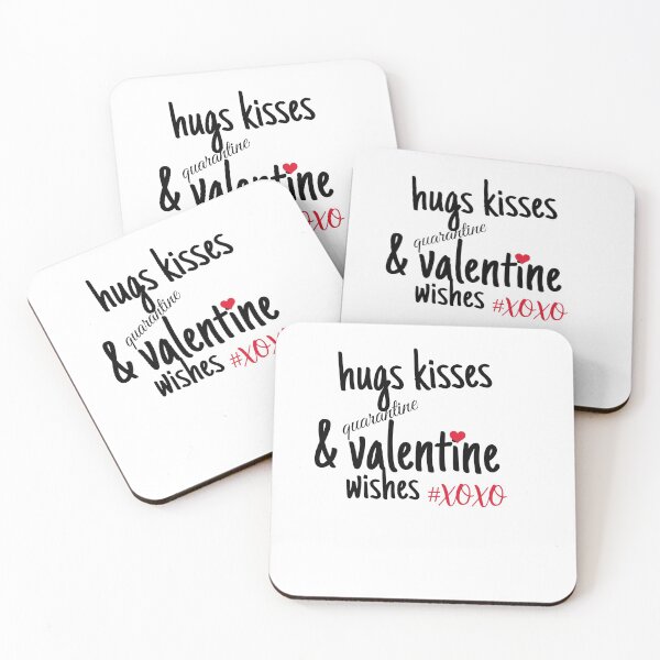 Item preview, quarantine, hugs kisses quarantine valentine wishes, xoxo, hugs, kisses, wishes designed and sold by helkav.