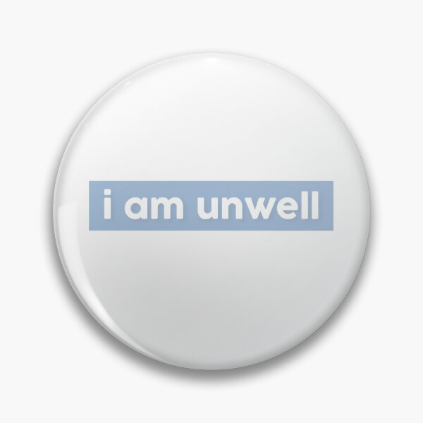 Item preview, i am unwell block sticker // call her daddy - baby blue designed and sold by scribblesbysar.