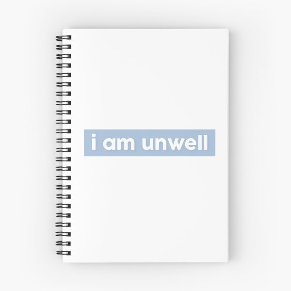Item preview, i am unwell block sticker // call her daddy - baby blue designed and sold by scribblesbysar.