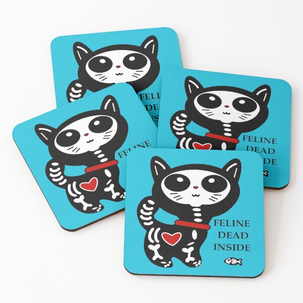 Item preview, Feline Dead Inside designed and sold by Shoryotombo.