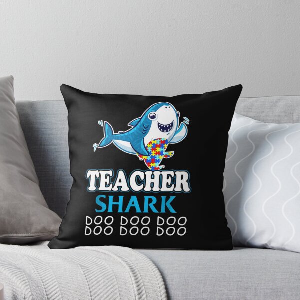 Item preview, autism teacher shark funny proud appreciation day designed and sold by cadmanBoythorpe.