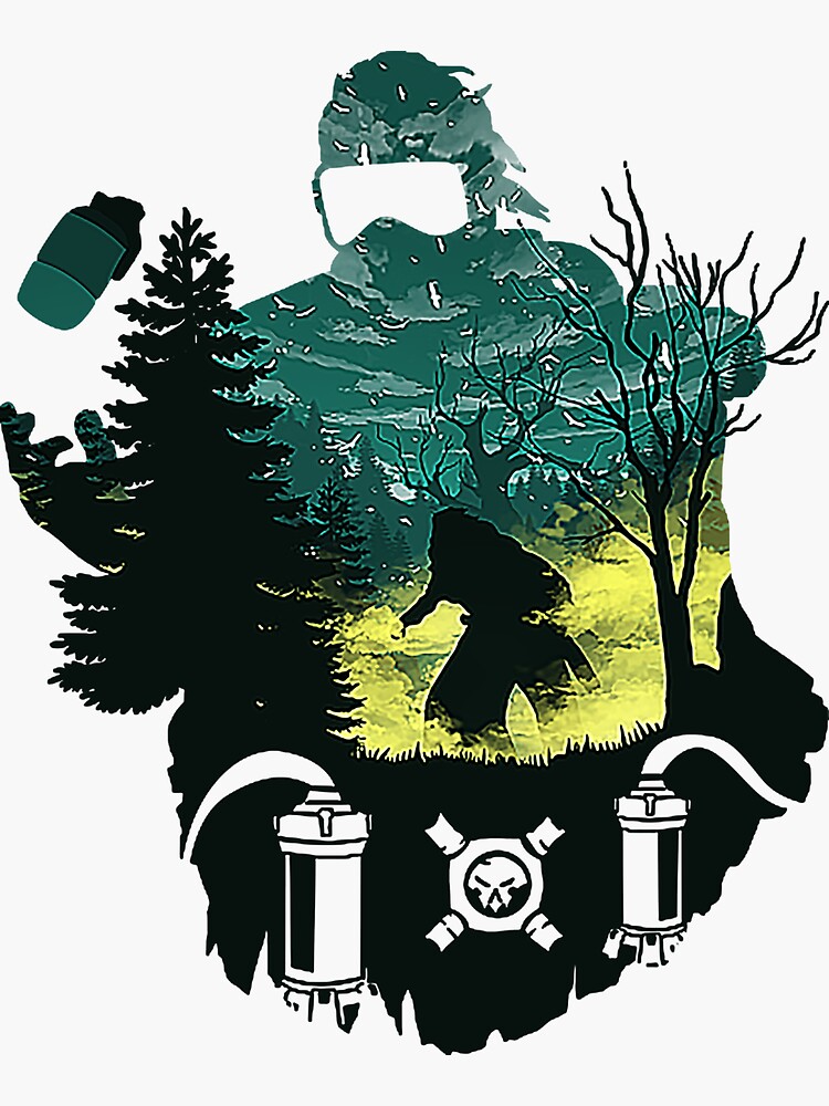 "Apex Legends Caustic Shirt" Sticker for Sale by PassatB7s Redbubble