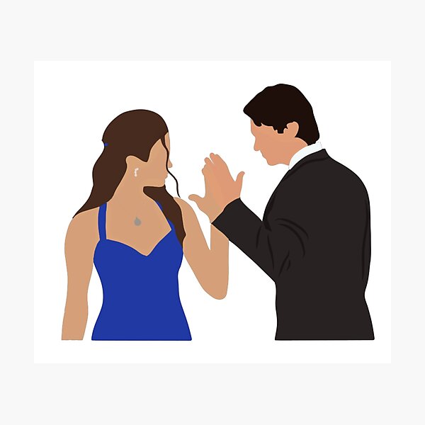 Item preview, Elena and Damon Dance designed and sold by barrjoce.